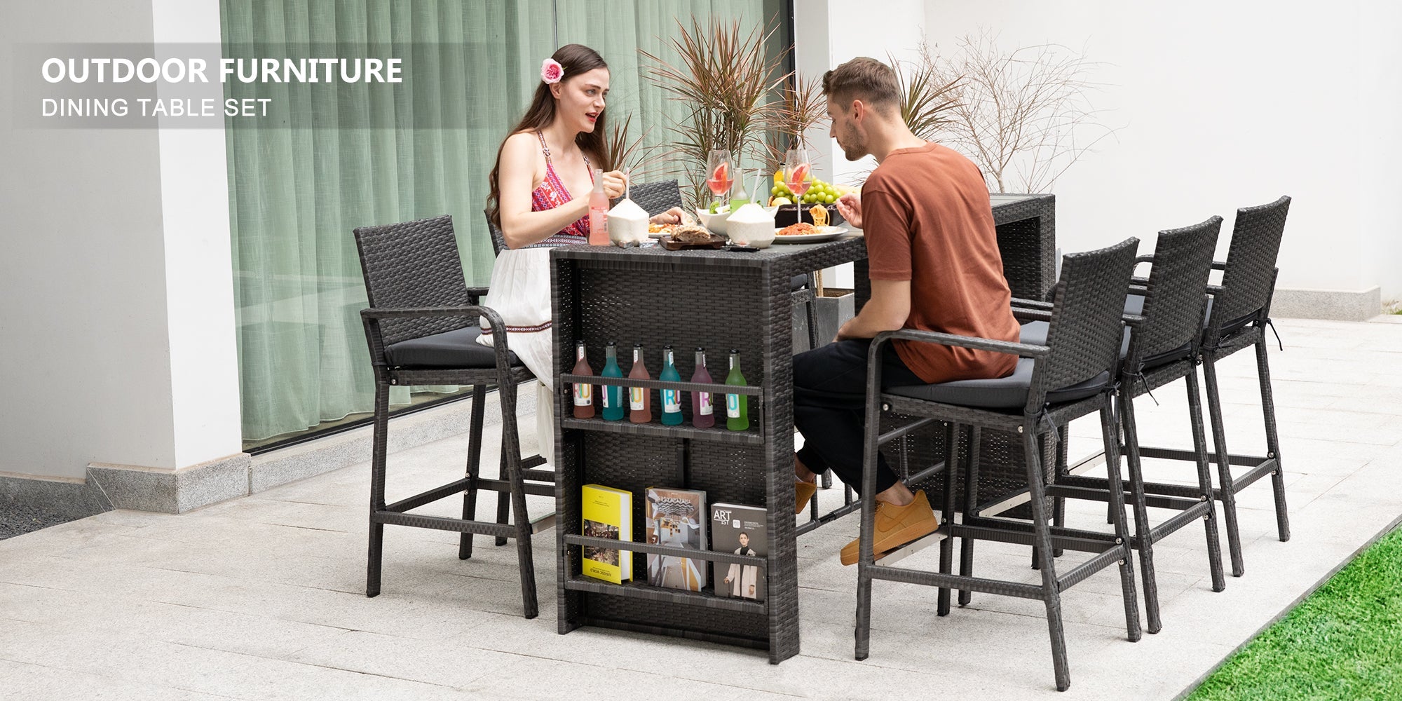 Outdoor High Top Bar Set