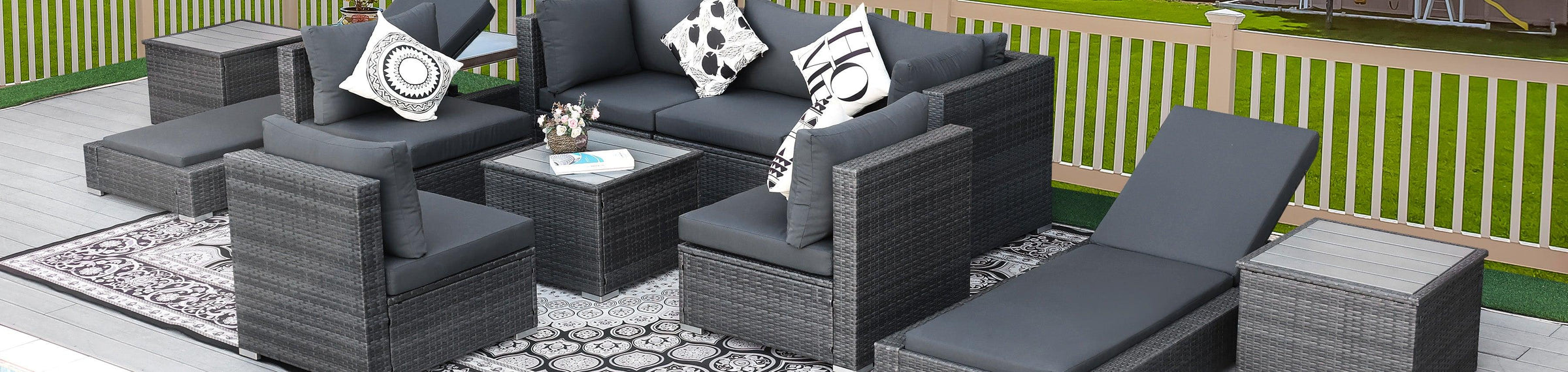 PE Rattan Chairs & Lounges