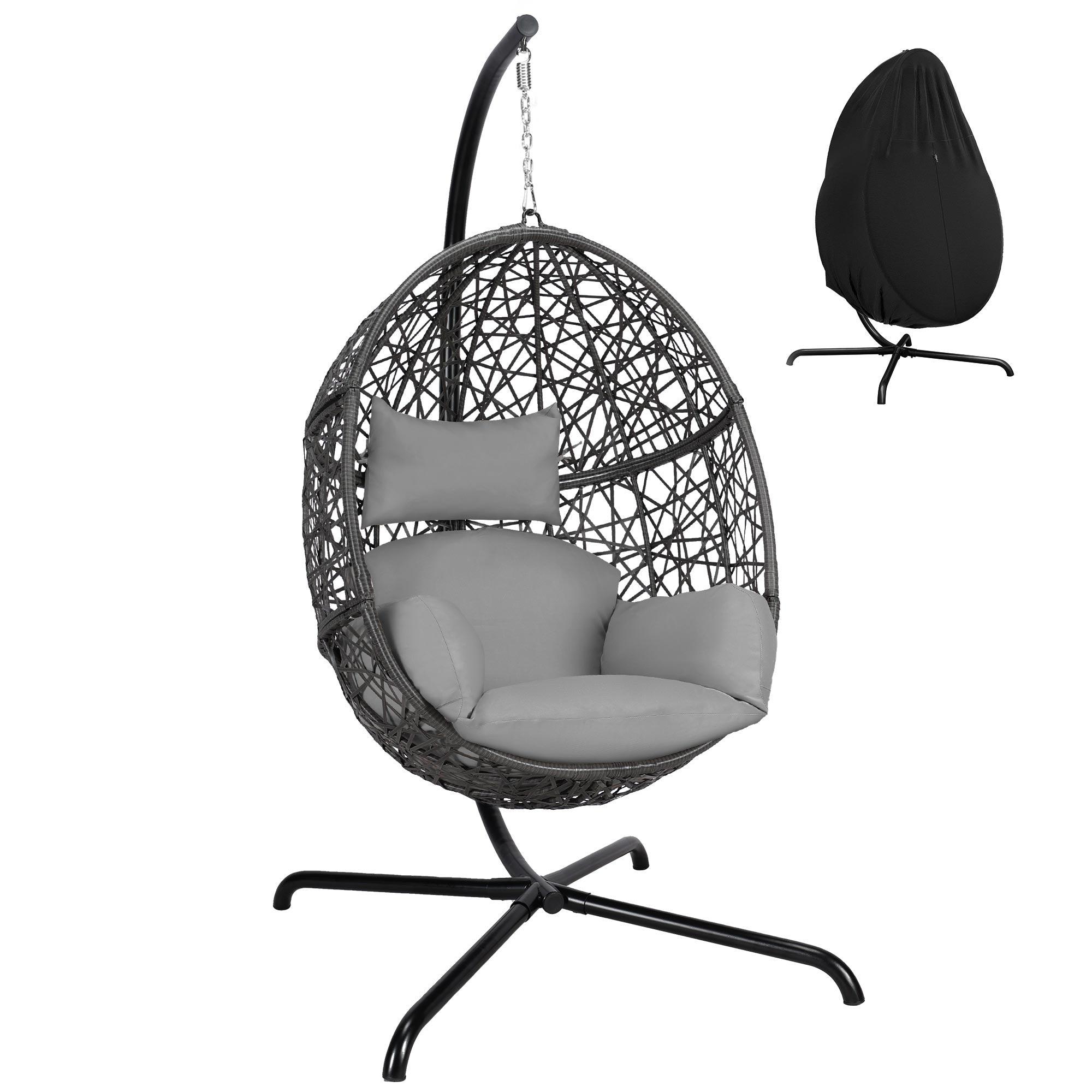 NICESOUL Harmony Outdoor Swing Egg Chair with Stand – Nicesoul