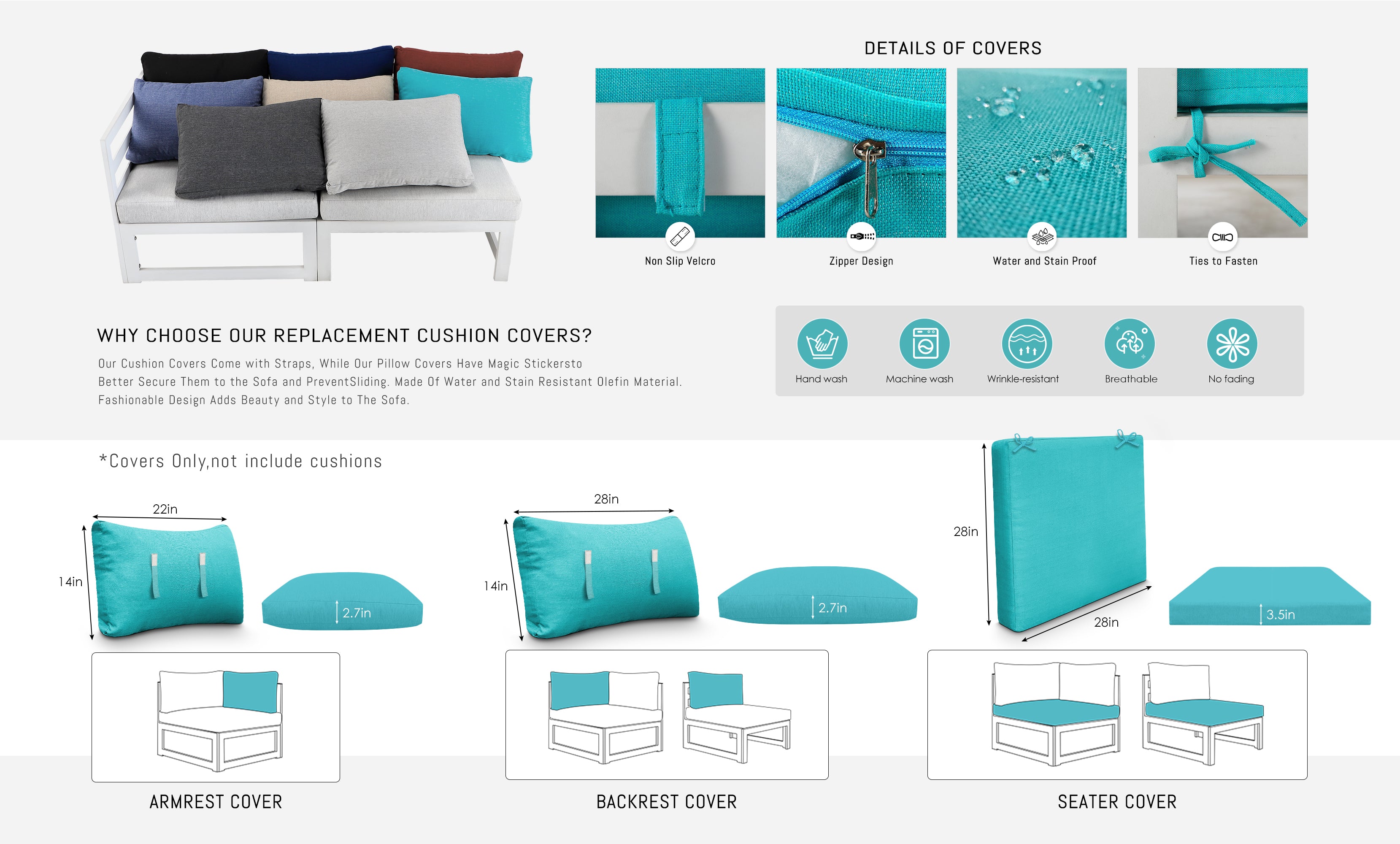 Slipcovers - Nicesoul Furniture