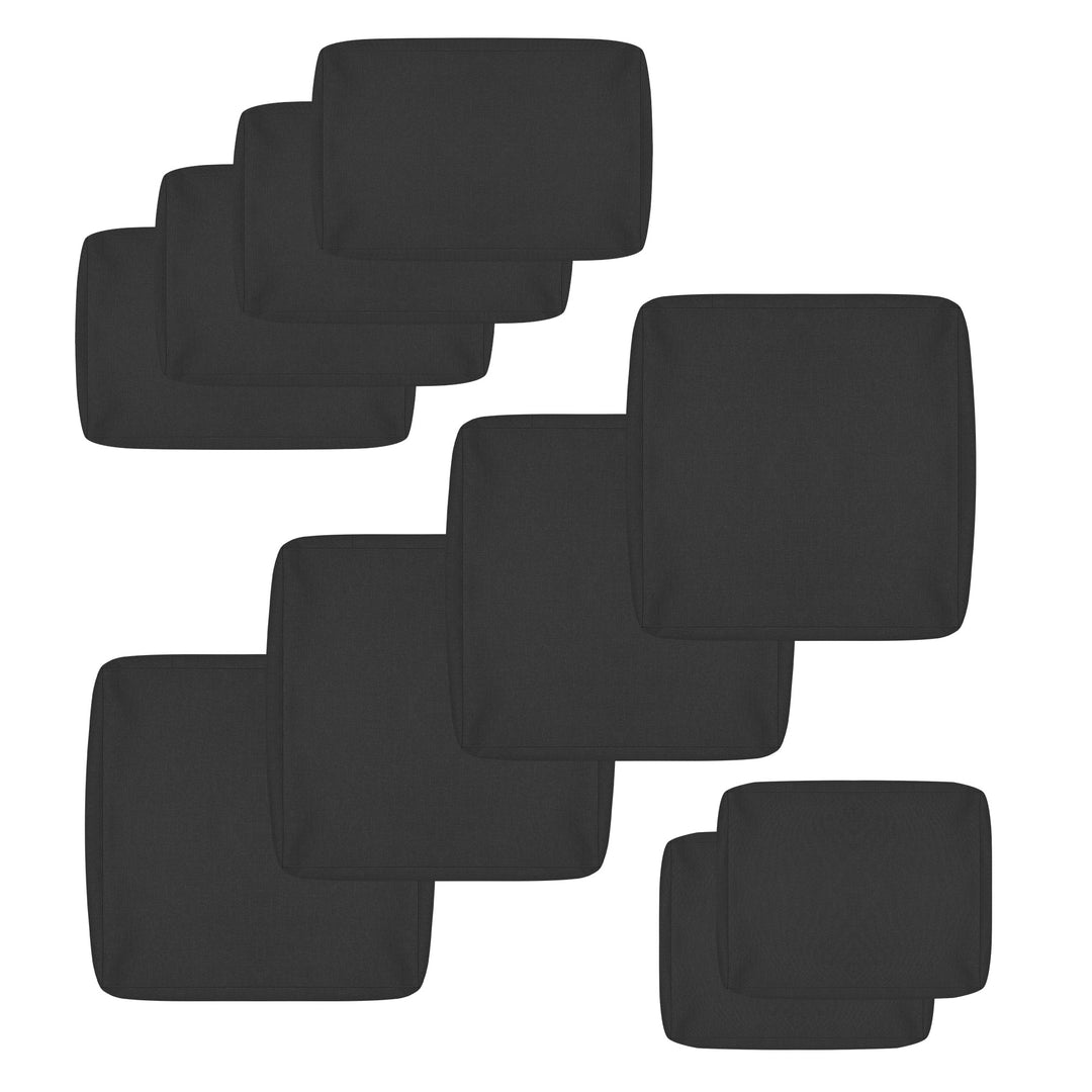 NICESOUL Outdoor Furniture Sectional Cushion Cover Set-4 Seat