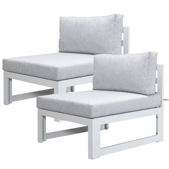 Patio Aluminum Chairs White