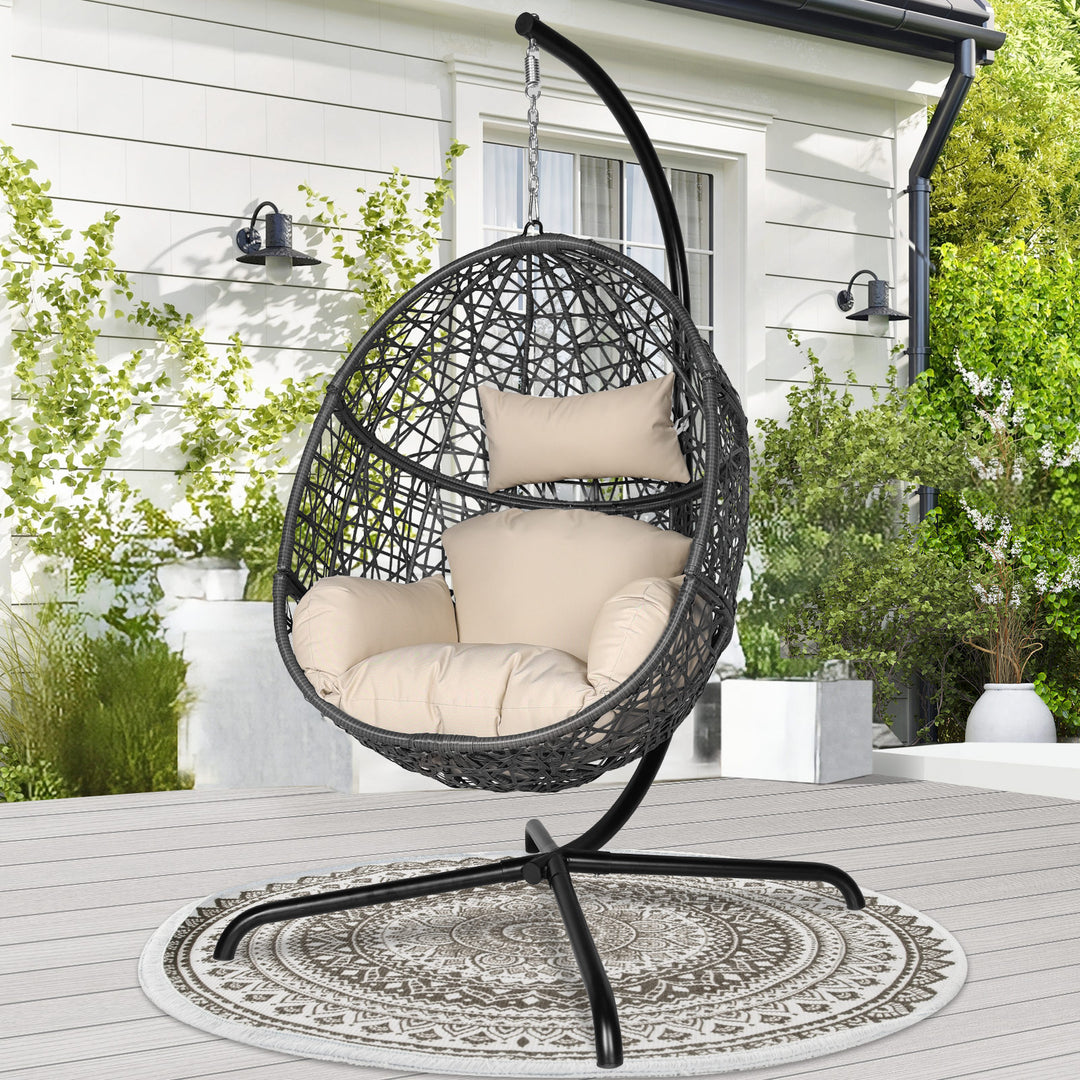 Swing Bed Balcony Swing Sofa With Stand NICESOUL Swing Bird Nest