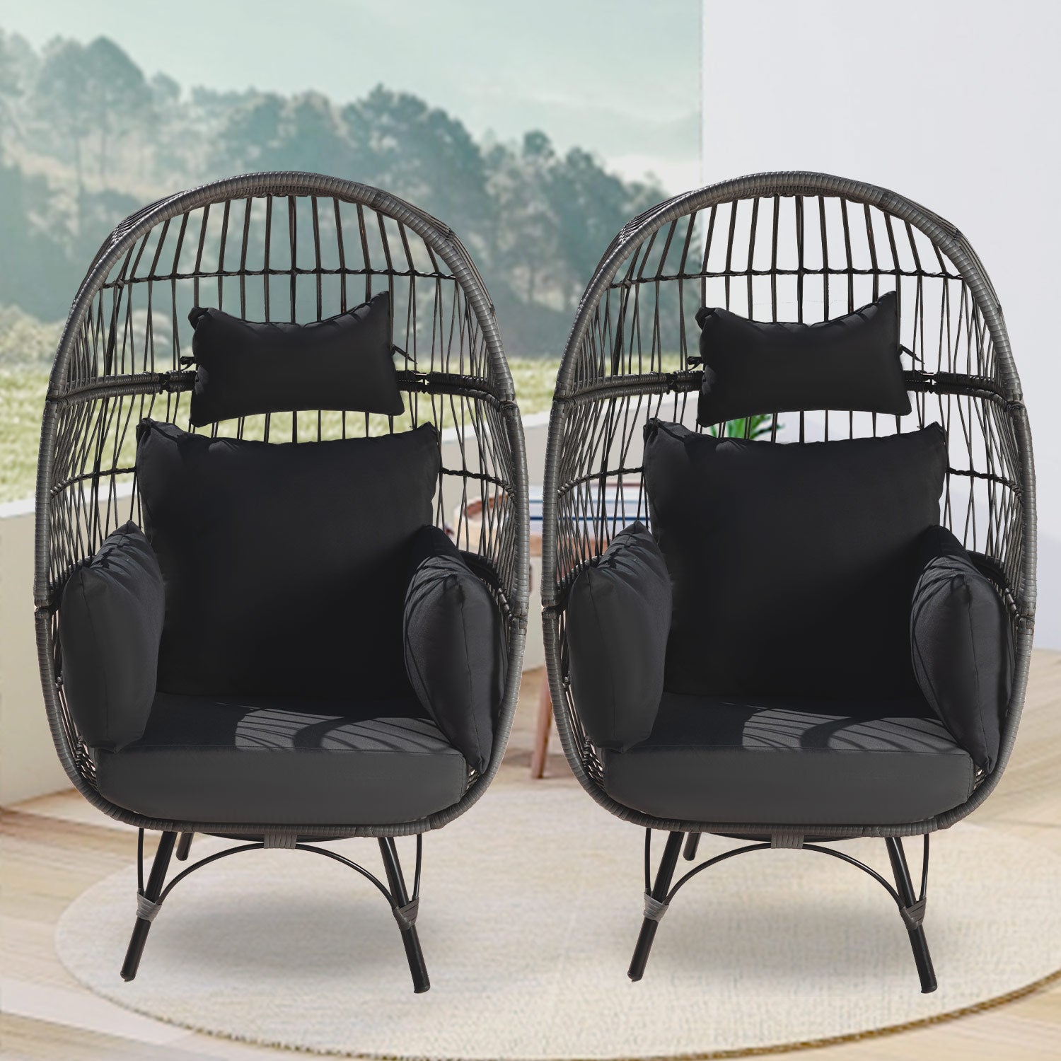 Outdoor lounge egg online chair