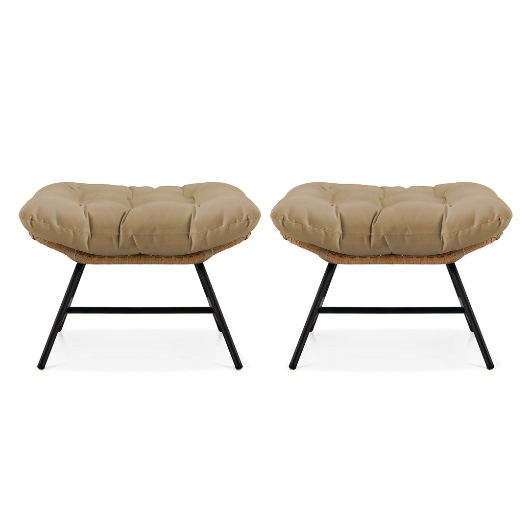 2-Pack Footrests for Stationary Egg Chair