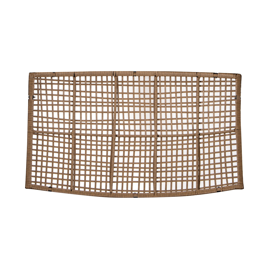 NICESOUL Accessory Part D For Double Stationary Egg Chair, Brown