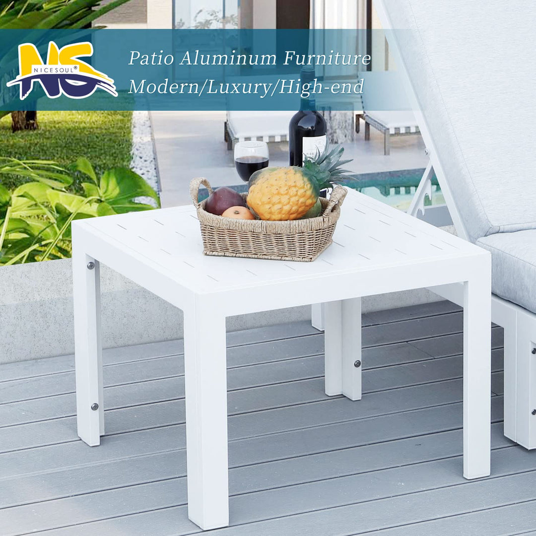 La Jolla Coffee Table in White - Nicesoul Furniture