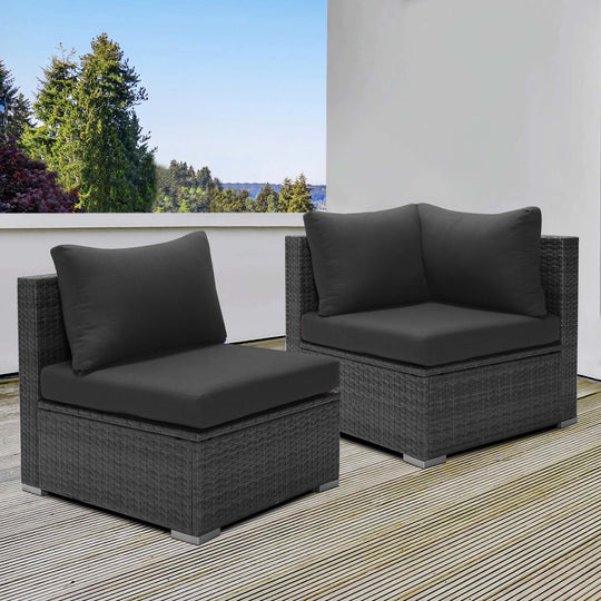 Eden Patio Outdoor Furniture Cushion cover set-6 Seat - Nicesoul Furniture